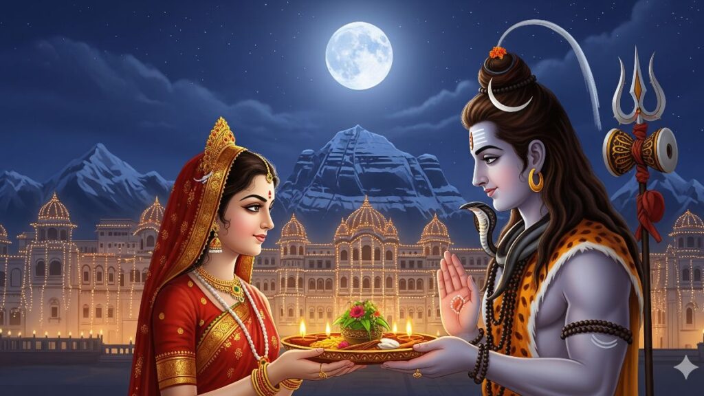 Devi Parvati fasting to get Lord Shiva as her Husband