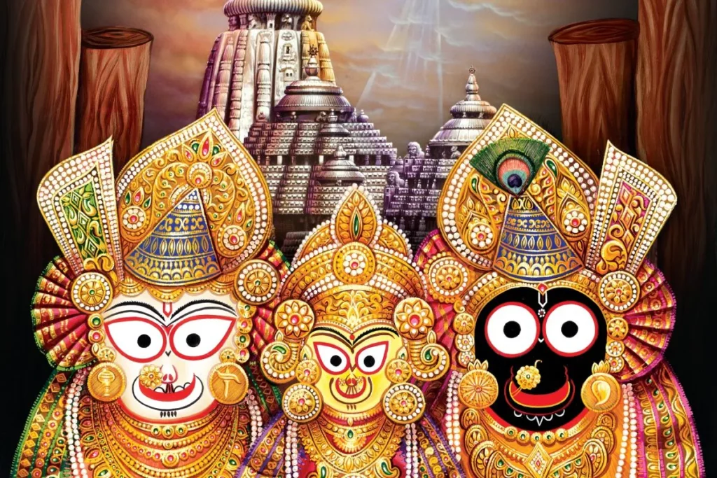 The Three Deities- Jagannath, Balabhadra and Subhadra